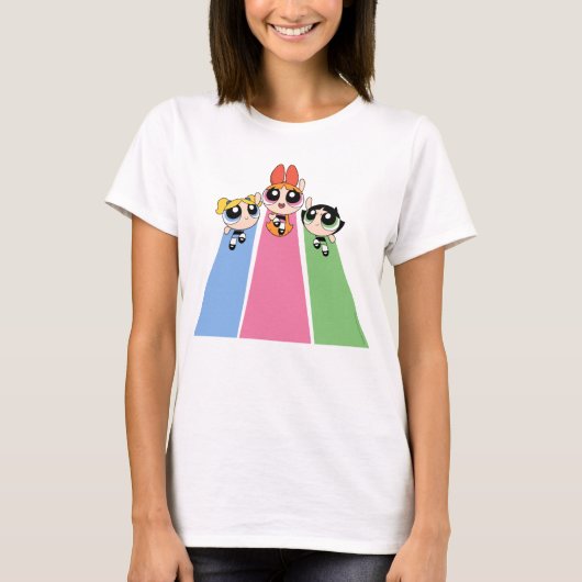Powerpuff Girls vliegen hoog T-shirt (Voorkant)