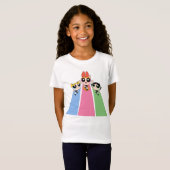 Powerpuff Girls vliegen hoog T-shirt (Voorkant volledig)