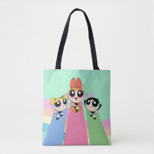 Powerpuff Girls vliegen hoog Tote Bag