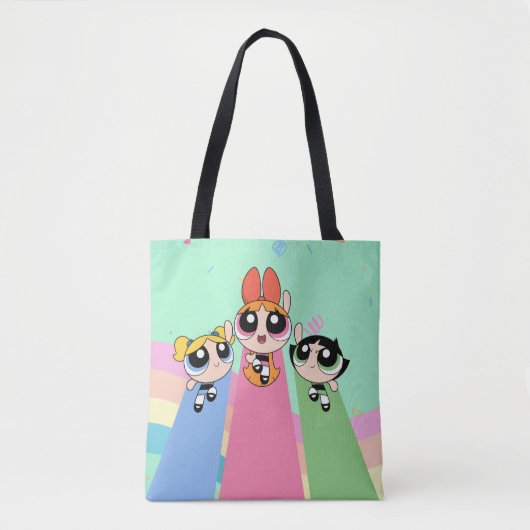 Powerpuff Girls vliegen hoog Tote Bag (Voorkant)