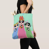 Powerpuff Girls vliegen hoog Tote Bag (Dichtbij)
