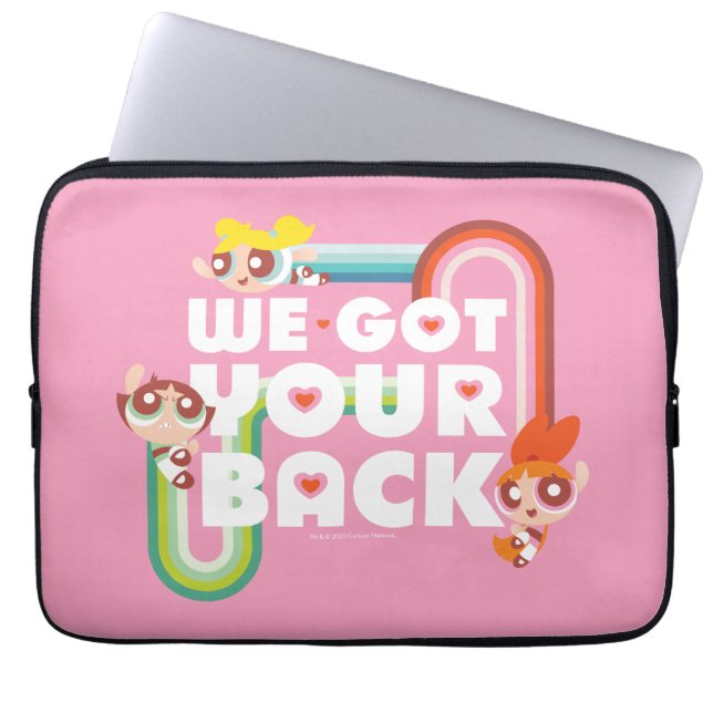 Powerpuff Girls: We hebben je rug Laptop Sleeve (Voorkant)
