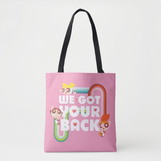 Powerpuff Girls: We hebben je rug Tote Bag (Voorkant)