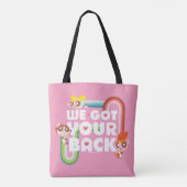 Powerpuff Girls: We hebben je rug Tote Bag (Achterkant)