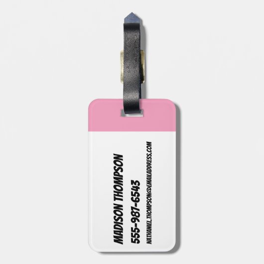 Powerpuff Girls: We hebben je terug. Bagagelabel (Achterkant verticaal)