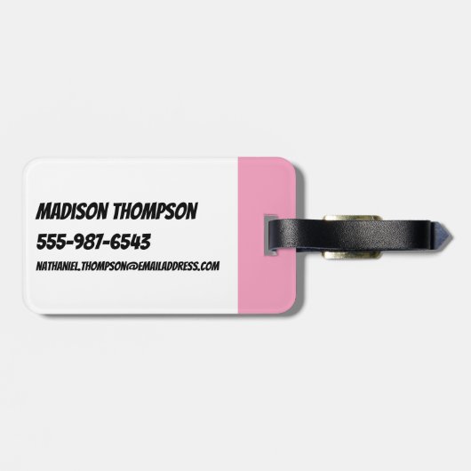 Powerpuff Girls: We hebben je terug. Bagagelabel (Achterkant horizontaal)