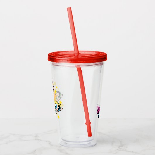 Powerpuff-meisjes redden de dag acryl drinkbeker (Links)