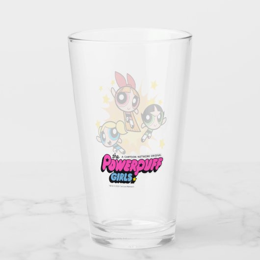 Powerpuff-meisjes redden de dag glas (Achterkant)