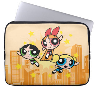Powerpuff-meisjes redden de dag laptop sleeve