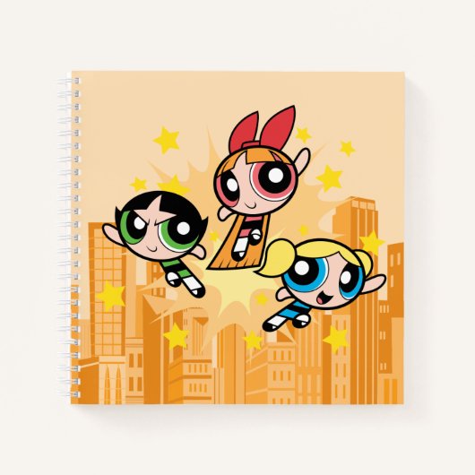 Powerpuff-meisjes redden de dag notitieboek (Voorkant)