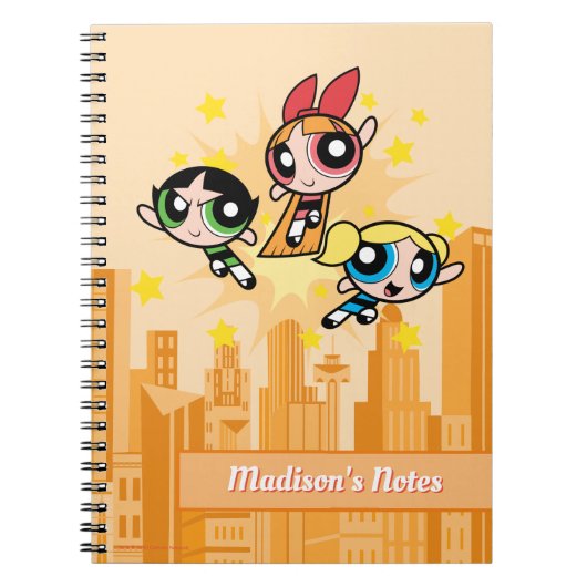 Powerpuff-meisjes redden de dag notitieboek (Voorkant)
