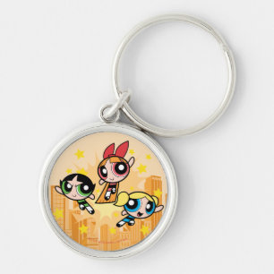 Powerpuff-meisjes redden de dag sleutelhanger