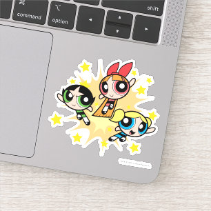 Powerpuff-meisjes redden de dag sticker