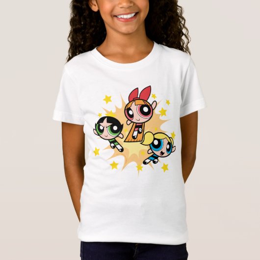 Powerpuff-meisjes redden de dag t-shirt (Voorkant)