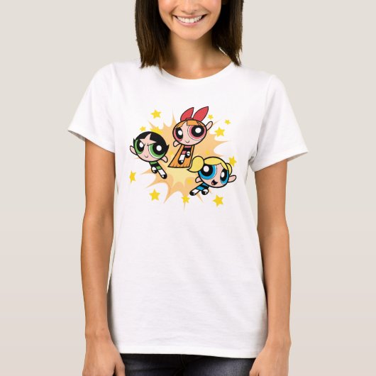 Powerpuff-meisjes redden de dag t-shirt (Voorkant)