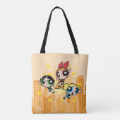 Powerpuff-meisjes redden de dag tote bag (Achterkant)