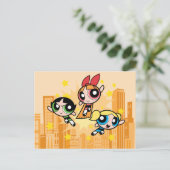 Powerpuff-meisjes redden de dag uitnodiging briefkaart (Staand voorkant)