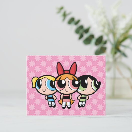Powerpuff-meisjes: suiker, specerijen en alles wat uitnodiging briefkaart (Staand voorkant)