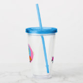 Powerpuff-meisjes vliegen door de lucht acryl drinkbeker (Links)