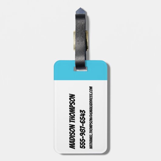 Powerpuff-meisjes vliegen door de lucht bagagelabel (Achterkant verticaal)