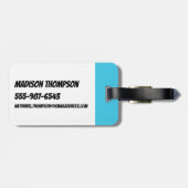 Powerpuff-meisjes vliegen door de lucht bagagelabel (Achterkant horizontaal)