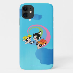 Powerpuff-meisjes vliegen door de lucht Case-Mate iPhone case