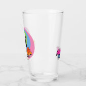 Powerpuff-meisjes vliegen door de lucht glas (Links)