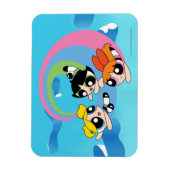 Powerpuff-meisjes vliegen door de lucht magneet (Verticaal)