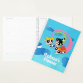 Powerpuff-meisjes vliegen door de lucht planner (Display)