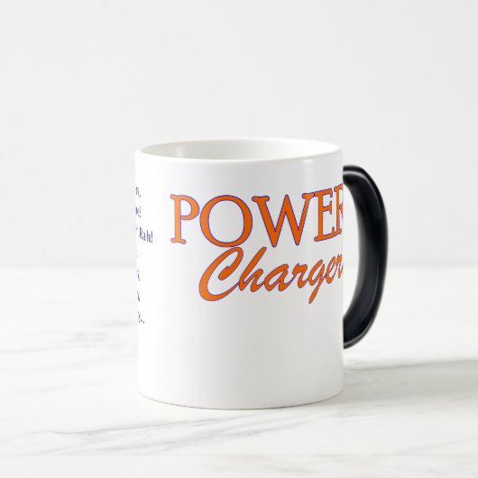 Powers Chargers Coffee Mok w. Fight Song (Voorkant rechts)