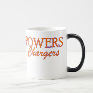 Powers Chargers Coffee Mok w. Fight Song
