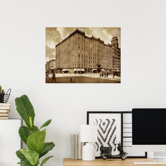 Powers Hotel 1906 Poster (Thuiskantoor)