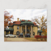 Powers Mansion, Decatur IL Briefkaart (Voorkant)