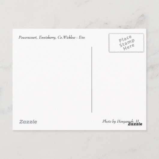Powerscourt Briefkaart (Achterkant)