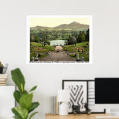 Powerscourt Gardens, Wicklow Ierland Poster (Thuiskantoor)
