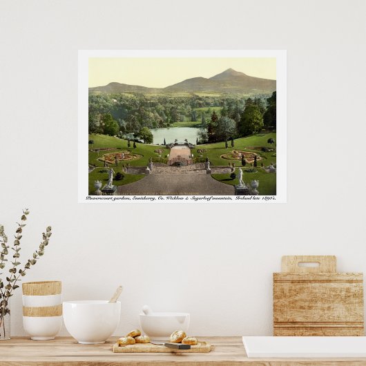 Powerscourt Gardens, Wicklow Ierland Poster (Keuken)