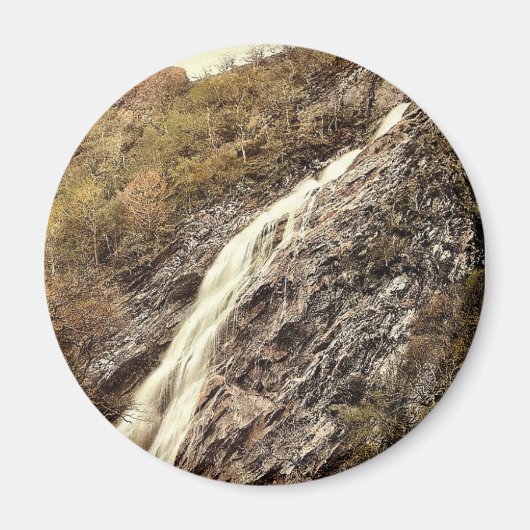 Powerscourt waterval. Co. Wicklow, Ierland, zeldza Magneet (Voorkant)