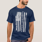 Powerslag American Flag T-shirt (Voorkant)