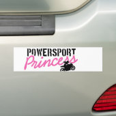 Powersport Princess bumper sticker (Op auto)