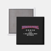 Powerstoel Voetbal Coach Definitie Grappige Power Magneet (Voorkant / Achterkant)