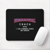 Powerstoel Voetbal Coach Definitie Grappige Power Muismat (Met muis)