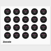 Powerstoel Voetbal Coach Definitie Grappige Power  Ronde Sticker (Vel)