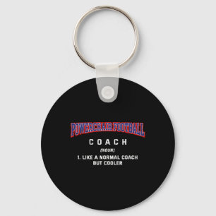 Powerstoel Voetbal Coach Definitie Grappige Power  Sleutelhanger