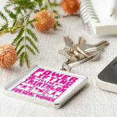 Powertilis is als een triatlon voor echte vrouwen sleutelhanger (Zijkant)