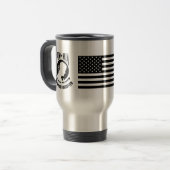 POWMIA USA FLAG Coffee Mok (Voorkant links)