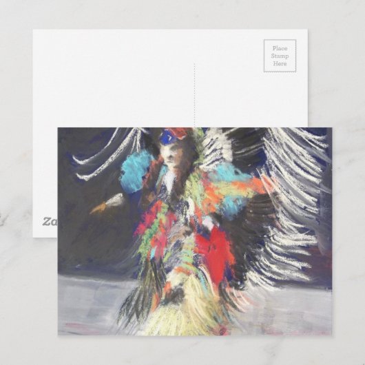 Powow 2 briefkaart (Voorkant / Achterkant)