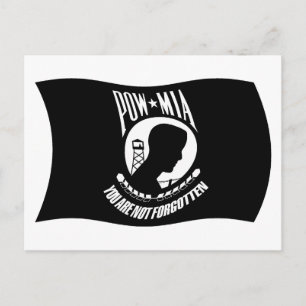 POW's & MIA's Vlag Postkaart