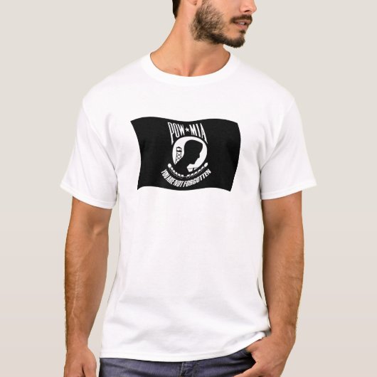 POW's & MIA's Vlag T-shirt (Voorkant)