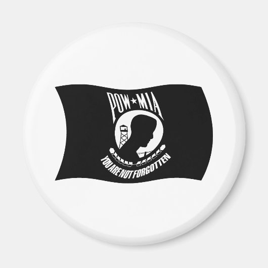 POW's & MIA's Vlagmagneet Magneet (Voorkant)