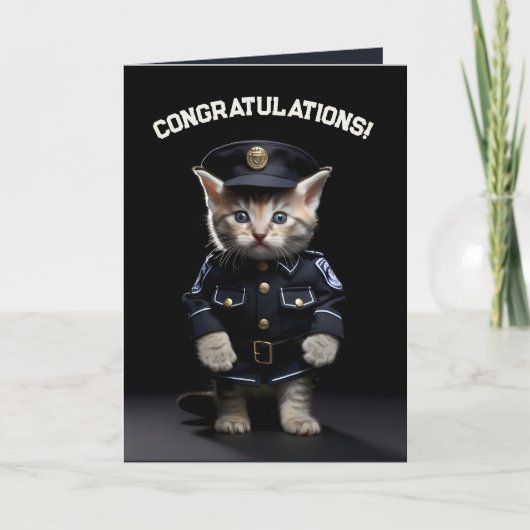 Pows of Justice Kitten Bedankkaart (Voorkant)